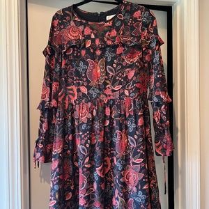 LOFT Fall Floral Dress